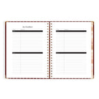 2027 A4 Academic Vertical Planner - Merlot Pinstripe - PRE-ORDER (25 SEPTEMBER)