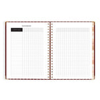 2027 A4 Academic Vertical Planner - Merlot Pinstripe - PRE-ORDER (25 SEPTEMBER)