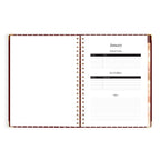 2027 A4 Academic Vertical Planner - Merlot Pinstripe - PRE-ORDER (25 SEPTEMBER)