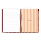 2027 A4 Academic Vertical Planner - Merlot Pinstripe - PRE-ORDER (25 SEPTEMBER)