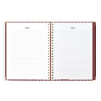 2027 A4 Academic Vertical Planner - Merlot Pinstripe - PRE-ORDER (25 SEPTEMBER)