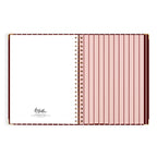 2027 A4 Academic Vertical Planner - Merlot Pinstripe - PRE-ORDER (25 SEPTEMBER)