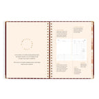 2027 A4 Academic Vertical Planner - Merlot Pinstripe - PRE-ORDER (25 SEPTEMBER)