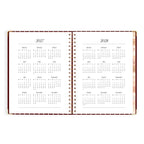 2027 A4 Academic Vertical Planner - Merlot Pinstripe - PRE-ORDER (25 SEPTEMBER)