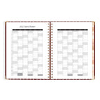 2027 A4 Academic Vertical Planner - Merlot Pinstripe - PRE-ORDER (25 SEPTEMBER)