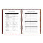 2027 A4 Academic Vertical Planner - Merlot Pinstripe - PRE-ORDER (25 SEPTEMBER)