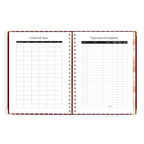 2027 A4 Academic Vertical Planner - Merlot Pinstripe - PRE-ORDER (25 SEPTEMBER)