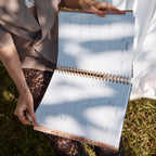 2027 A4 Academic Vertical Planner - Merlot Pinstripe - PRE-ORDER (25 SEPTEMBER)