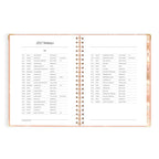 2027 A4 Academic Vertical Planner - Amalfi Peach - PRE-ORDER (25 SEPTEMBER)