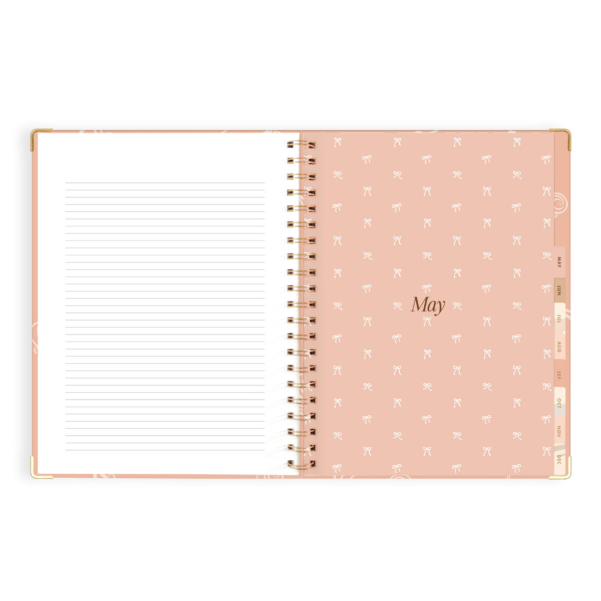 2027 A4 Academic Vertical Planner - Amalfi Peach - PRE-ORDER (25 SEPTEMBER)