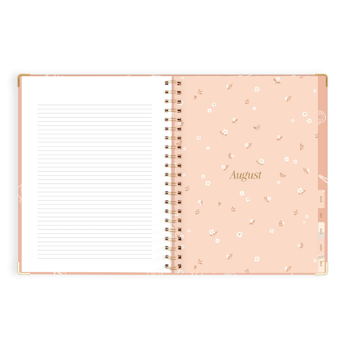 2027 A4 Academic Vertical Planner - Amalfi Peach - PRE-ORDER (25 SEPTEMBER)