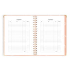 2027 A4 Academic Vertical Planner - Amalfi Peach - PRE-ORDER (25 SEPTEMBER)