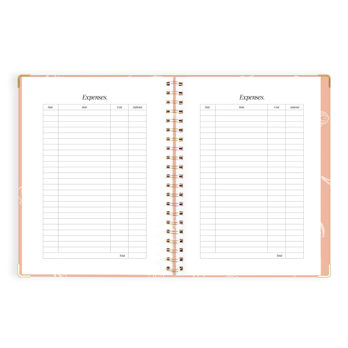 2027 A4 Academic Vertical Planner - Amalfi Peach - PRE-ORDER (25 SEPTEMBER)