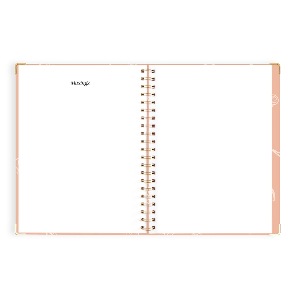 2027 A4 Academic Vertical Planner - Amalfi Peach - PRE-ORDER (25 SEPTEMBER)
