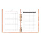 2027 A4 Academic Vertical Planner - Amalfi Peach - PRE-ORDER (25 SEPTEMBER)