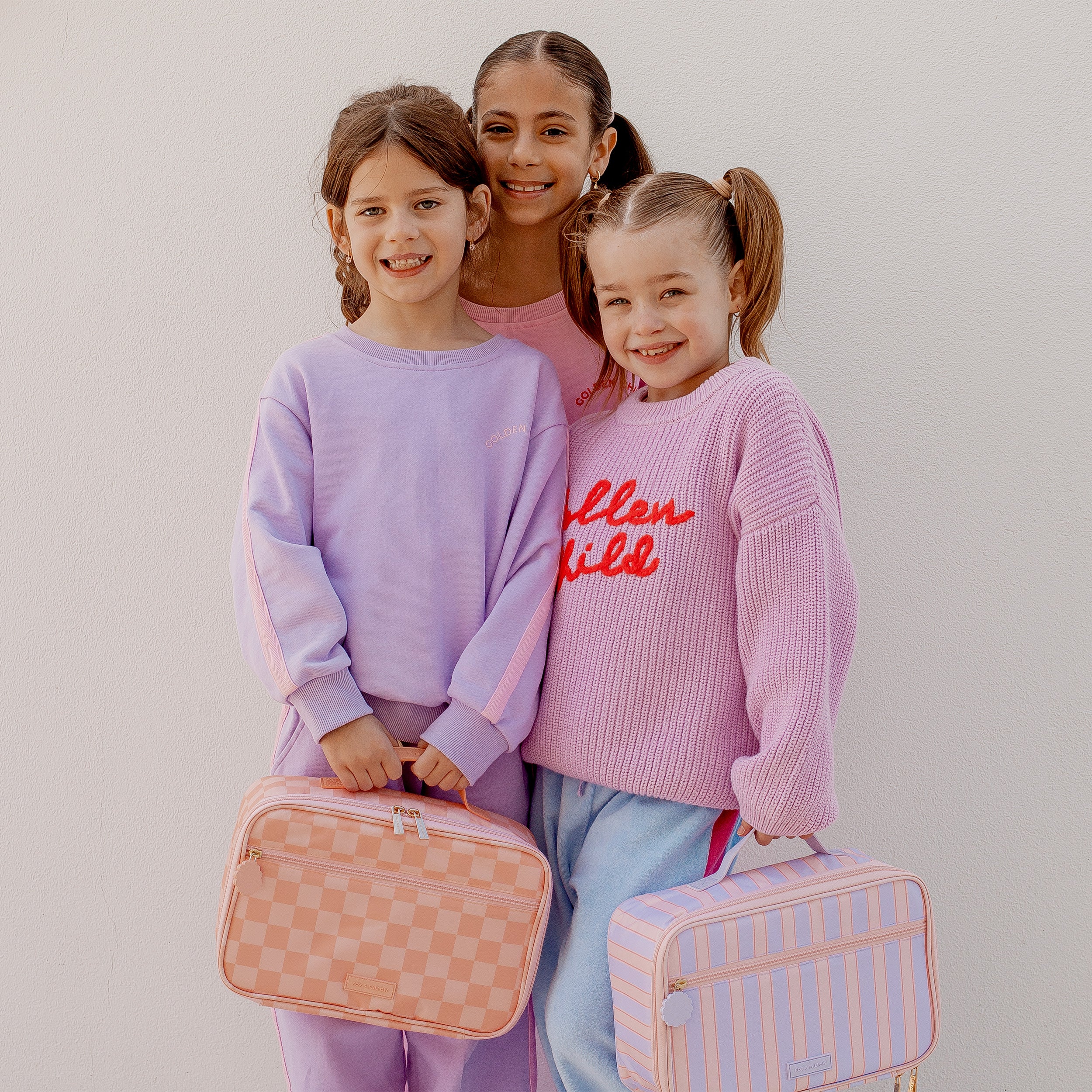 Powder Stripe Large Lunch Bag - PRE-ORDER (APRIL)