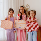 Burgundy Stripe Large Lunch Bag - PRE-ORDER (APRIL)