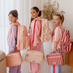 Burgundy Stripe Large Lunch Bag - PRE-ORDER (APRIL)