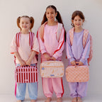 Burgundy Stripe Large Lunch Bag - PRE-ORDER (APRIL)