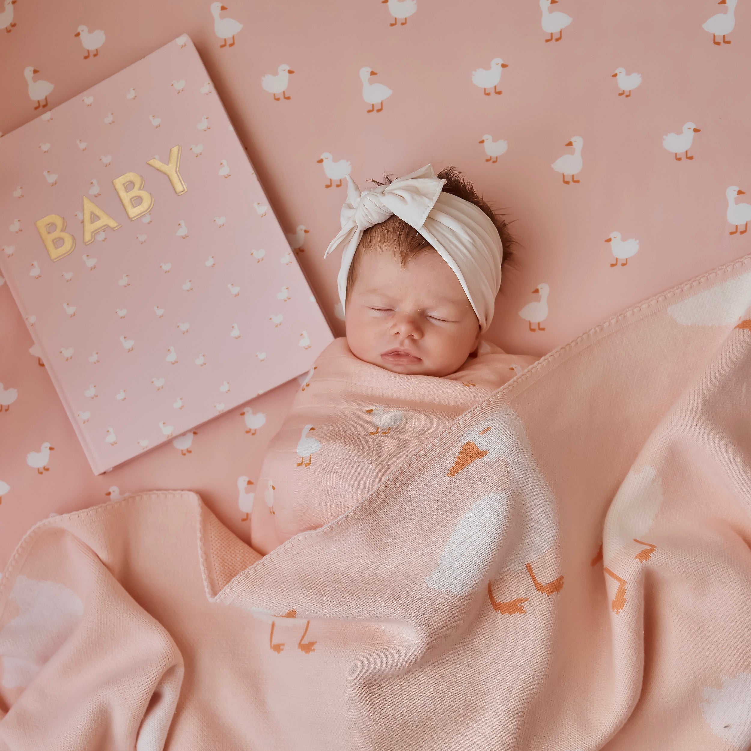 Baby Book Pink Ducks Boxed - 3rd Edition