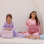 Burgundy Stripe Large Lunch Bag - PRE-ORDER (APRIL)