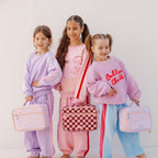 Cherry Check Large Lunch Bag - PRE-ORDER (JUNE)