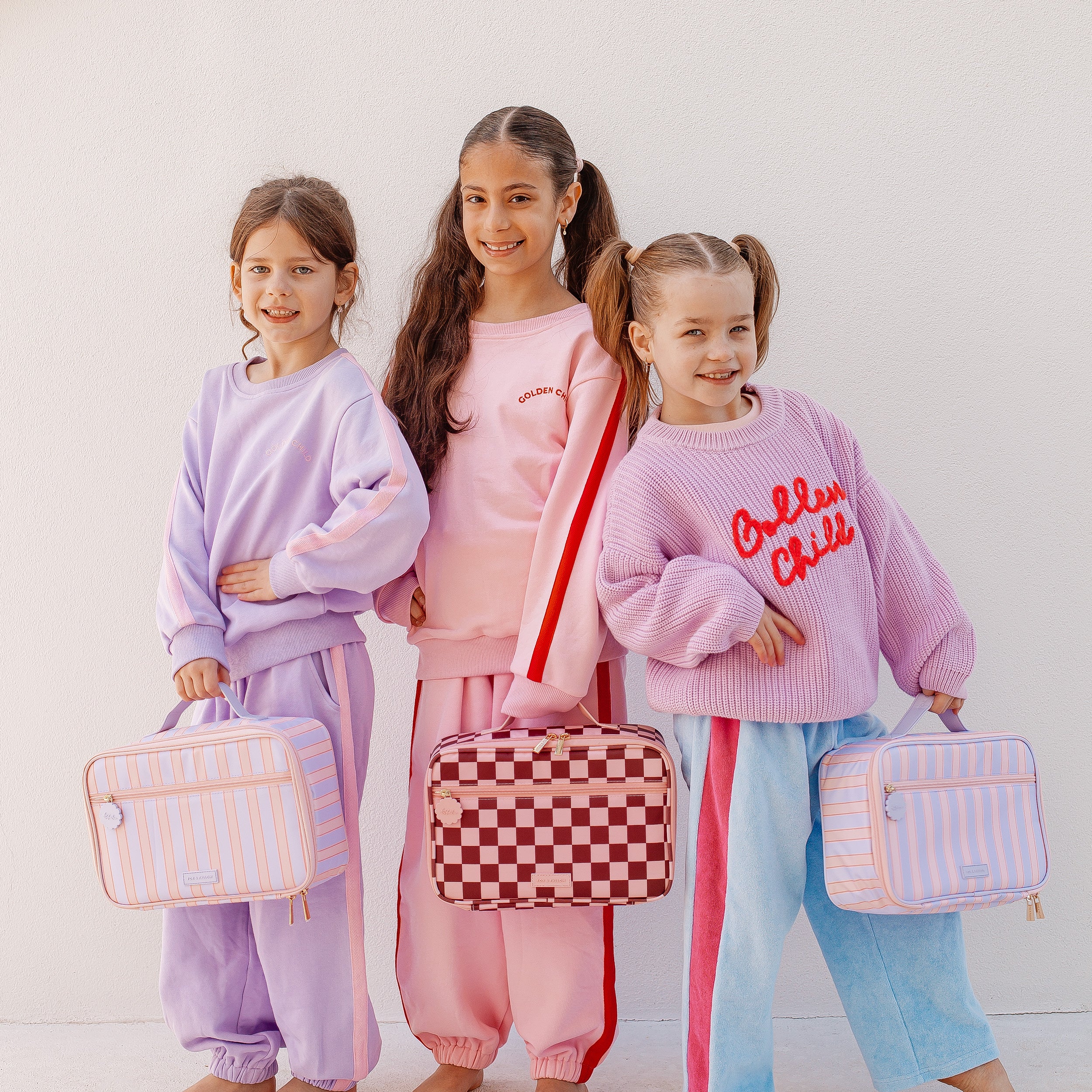 Cherry Check Large Lunch Bag - PRE-ORDER (JUNE)