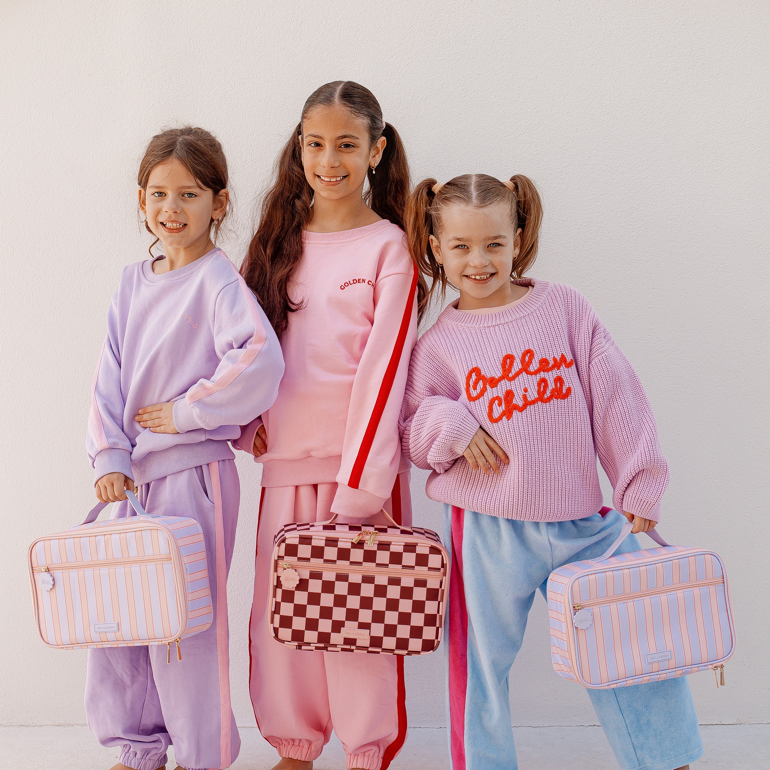 Powder Stripe Large Lunch Bag - PRE-ORDER (APRIL)