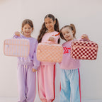 Cherry Check Large Lunch Bag - PRE-ORDER (JUNE)