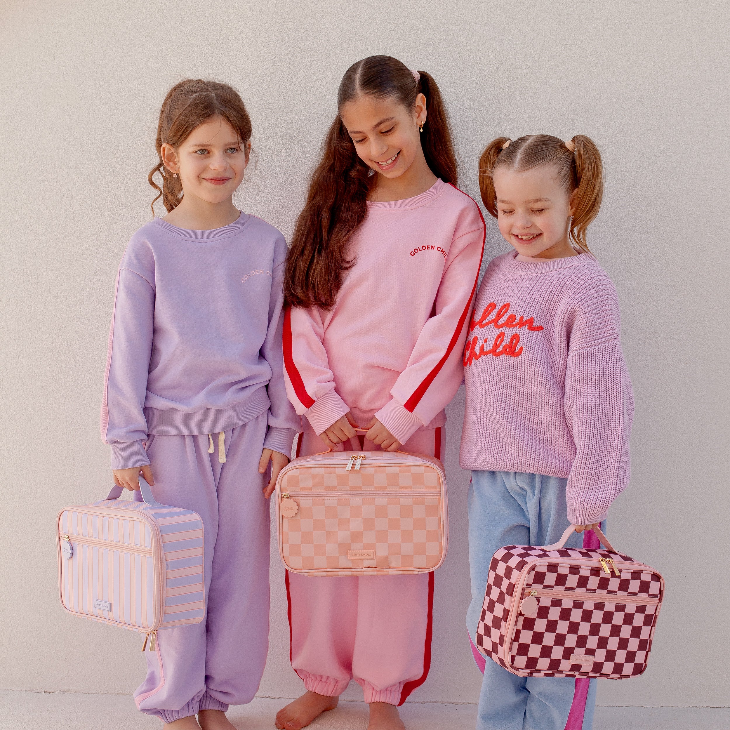 Cherry Check Large Lunch Bag - PRE-ORDER (JUNE)