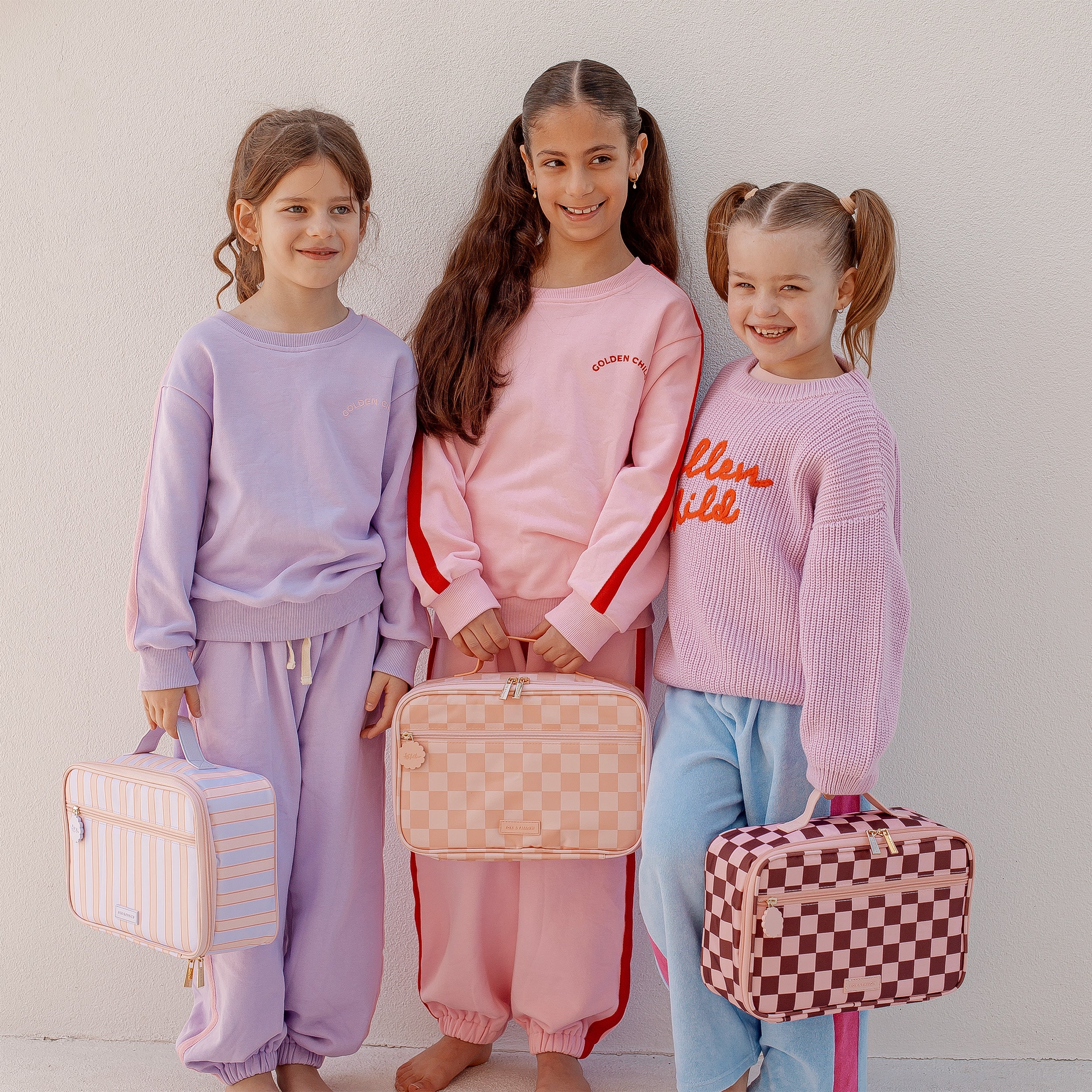 Cherry Check Large Lunch Bag - PRE-ORDER (JUNE)