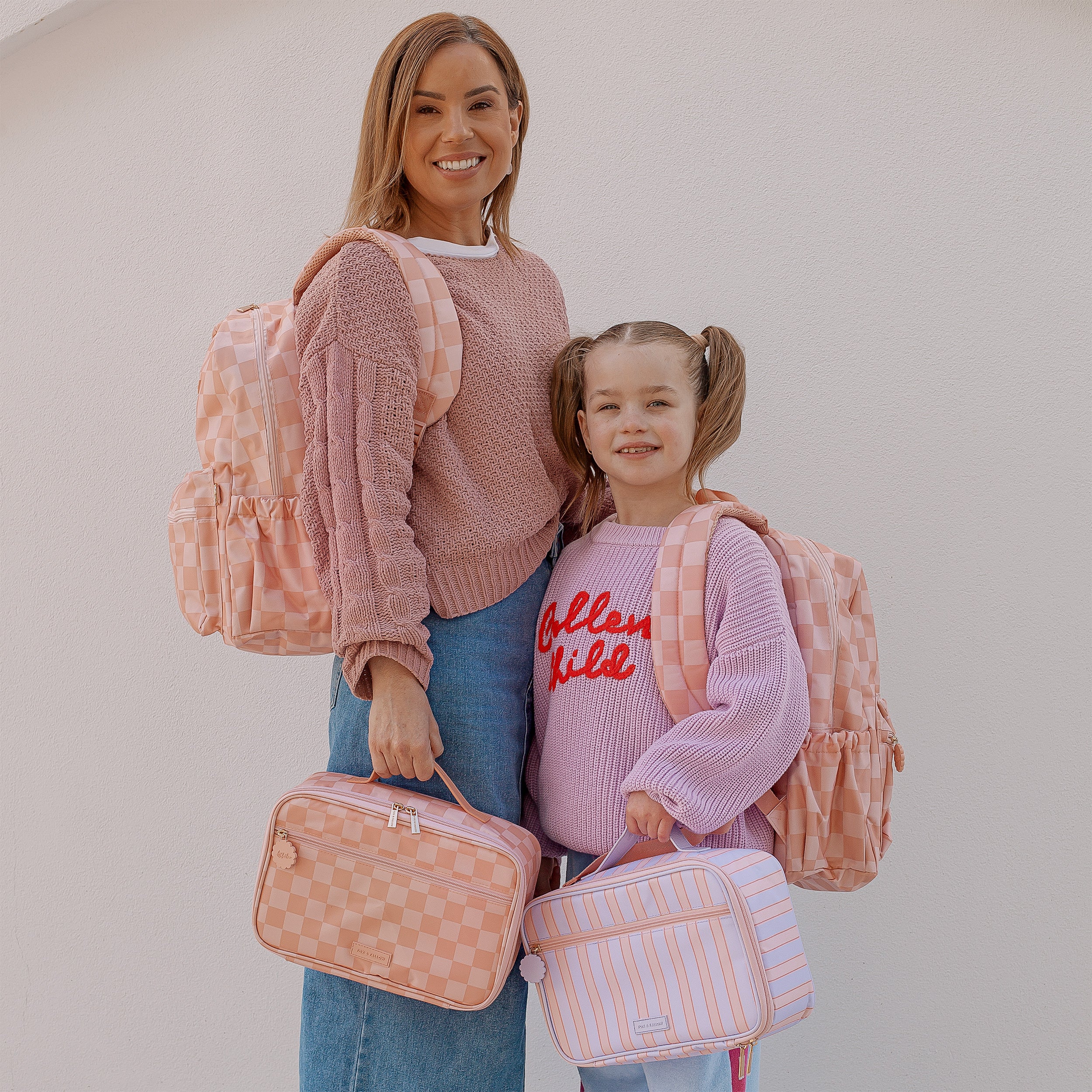 Powder Stripe Large Lunch Bag - PRE-ORDER (APRIL)