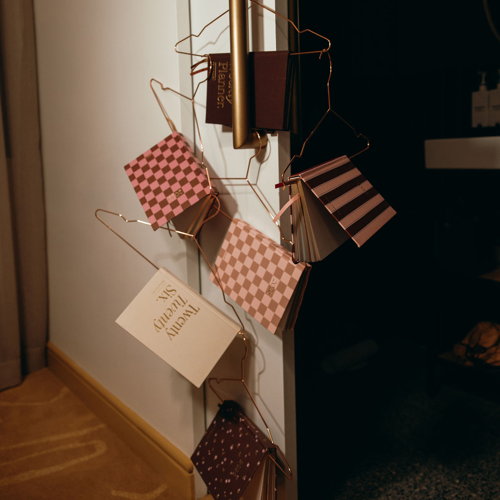 2026 A5 Vertical Planner - Rose Check - SOLD OUT