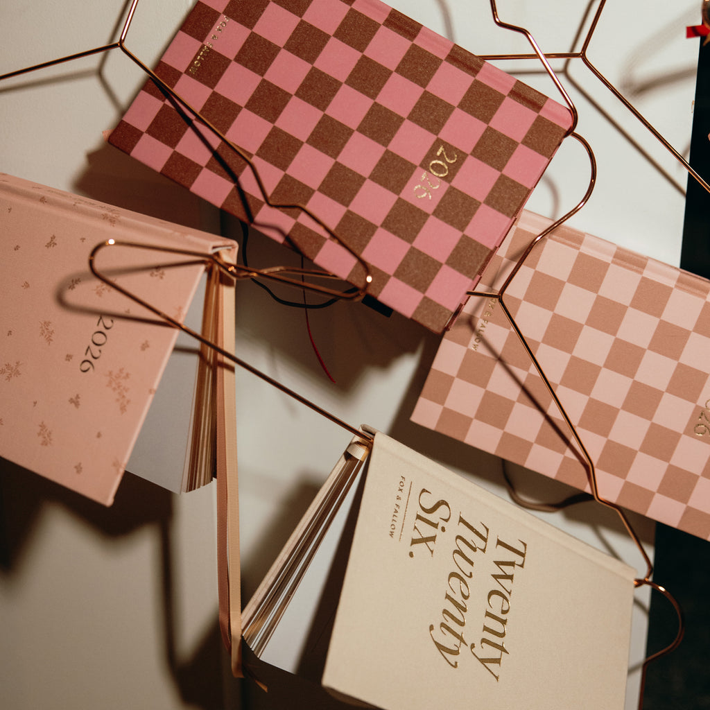 2026 A5 Horizontal Planner - Cherry Check - SOLD OUT