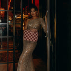 Cherry Check Cosmetic Bag