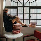 Powder Stripe Large Lunch Bag - PRE-ORDER (APRIL)