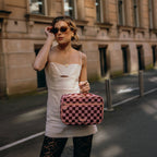 Cherry Check Large Lunch Bag - PRE-ORDER (JUNE)