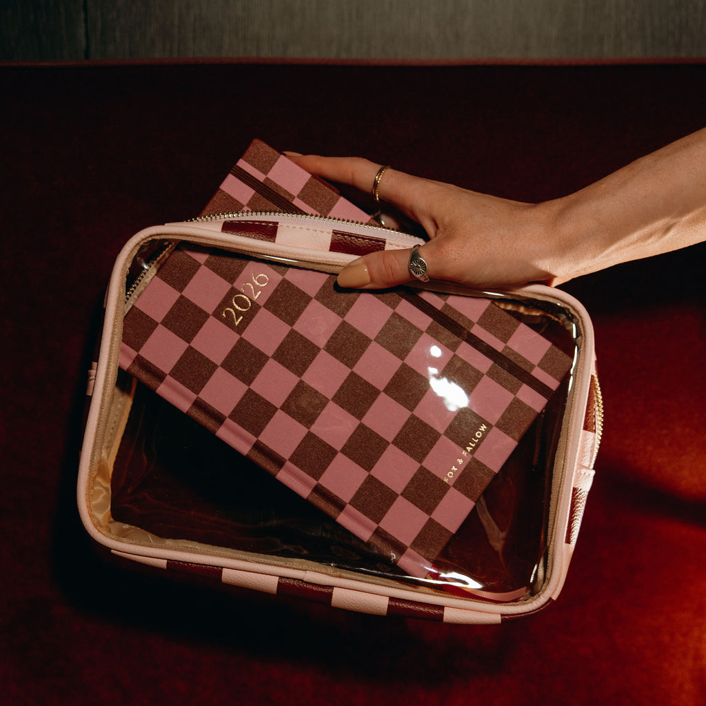 2026 A5 Horizontal Planner - Cherry Check - SOLD OUT