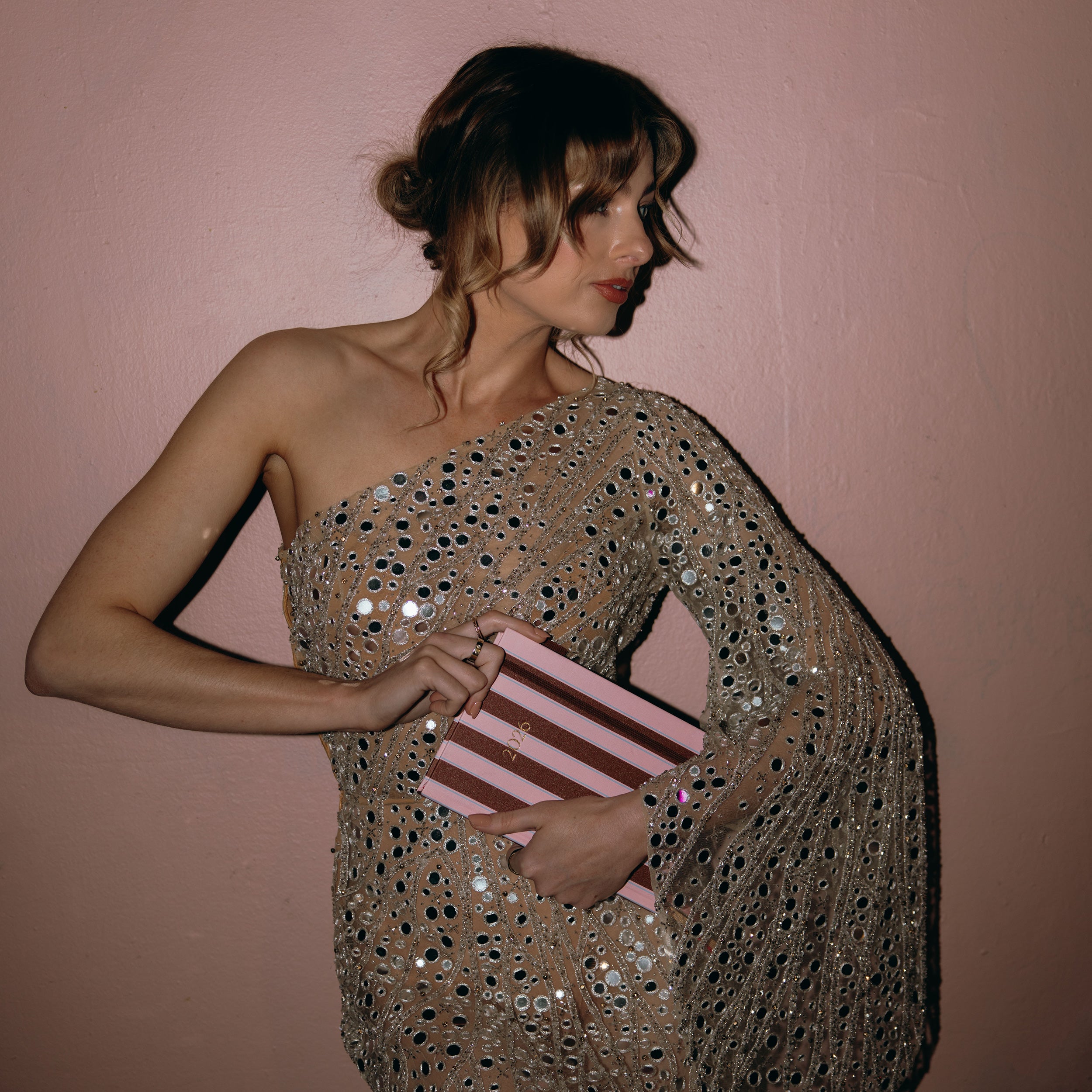 2026 A5 Vertical Planner - Burgundy Stripe - SOLD OUT