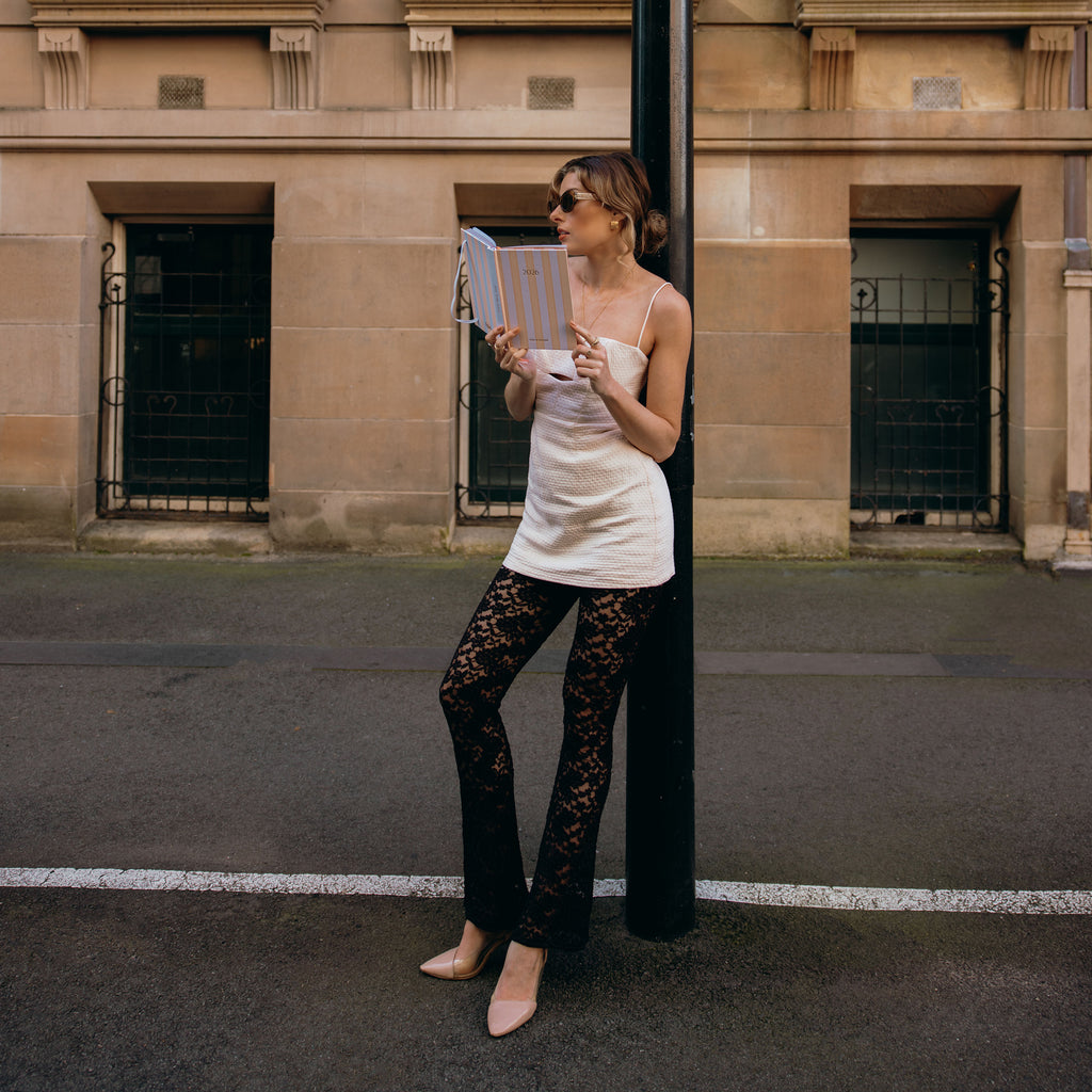 2026 A5 Academic Vertical Planner - Powder Stripe - SOLD OUT