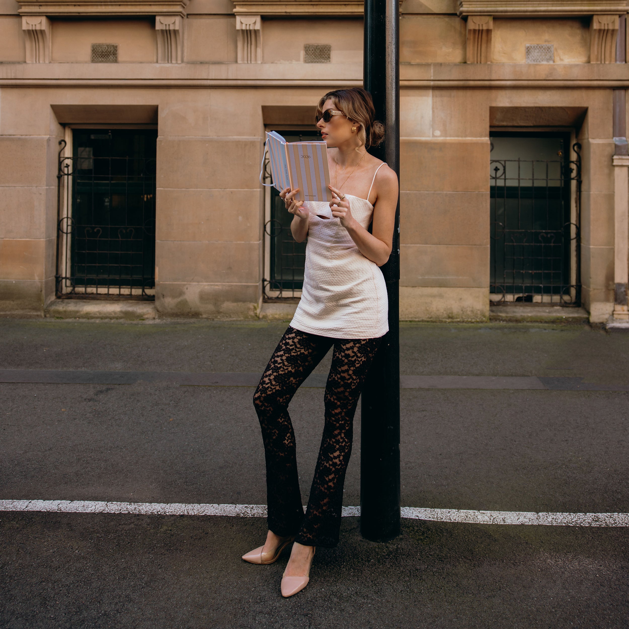 2026 A5 Academic Vertical Planner - Powder Stripe - SOLD OUT