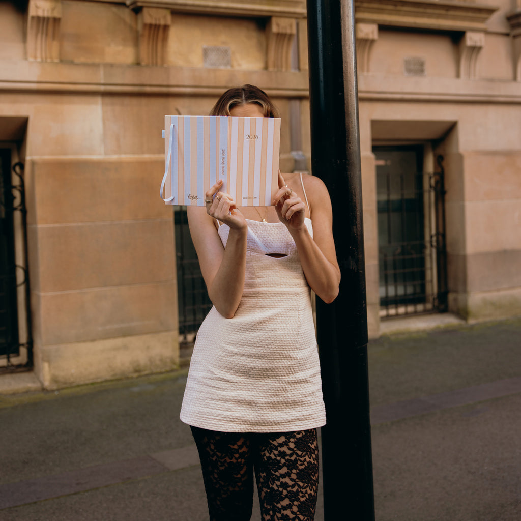 2026 A5 Academic Vertical Planner - Powder Stripe - SOLD OUT