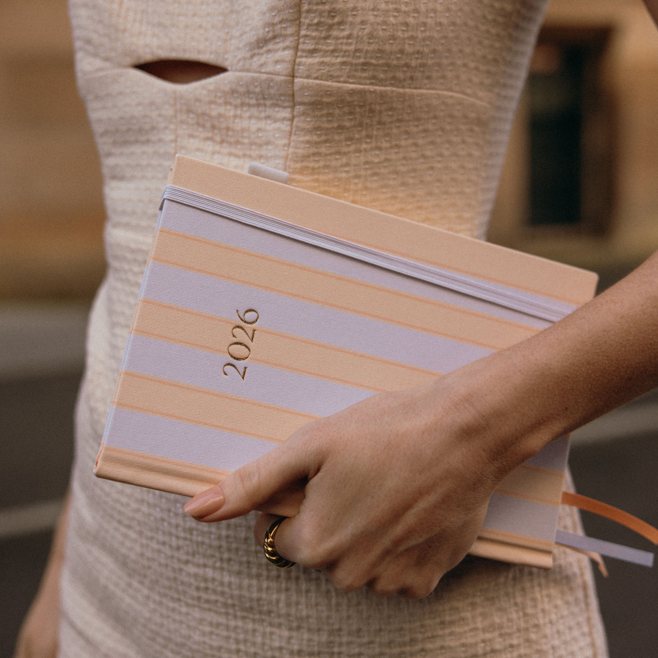 2026 A5 Academic Vertical Planner - Powder Stripe - SOLD OUT