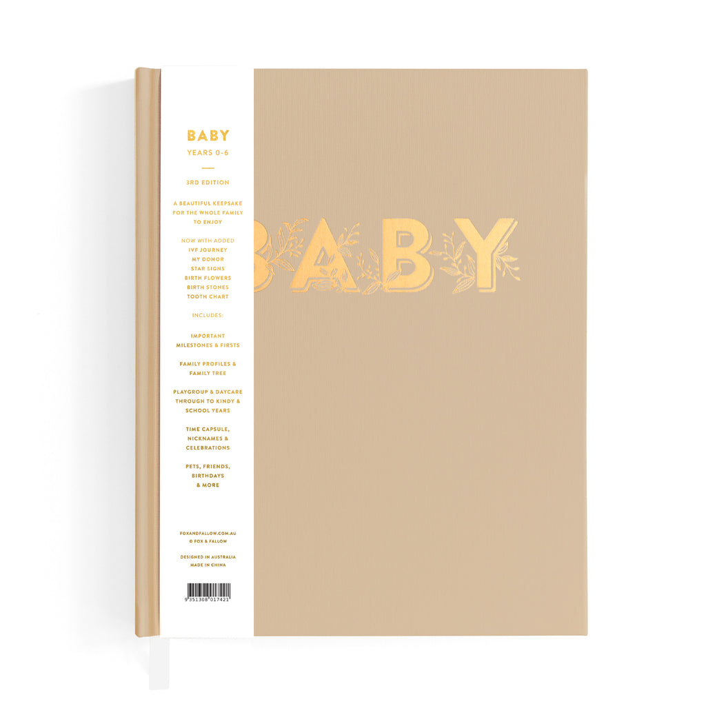 Baby Book Biscuit Boxed - 3rd Edition - PRE-ORDER (MAY)