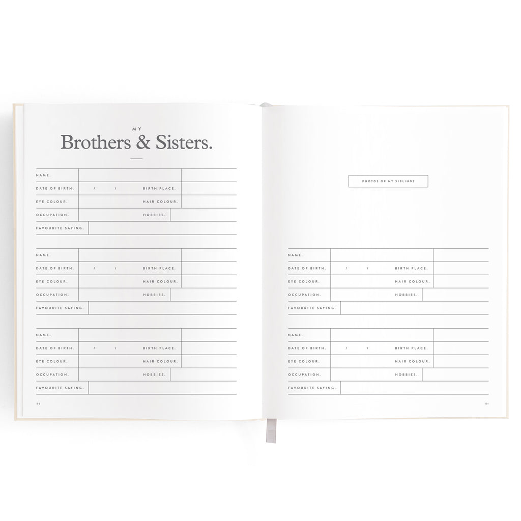 This Is My Story Memoir Journal Cream - PRE-ORDER (ARRIVING MAY)