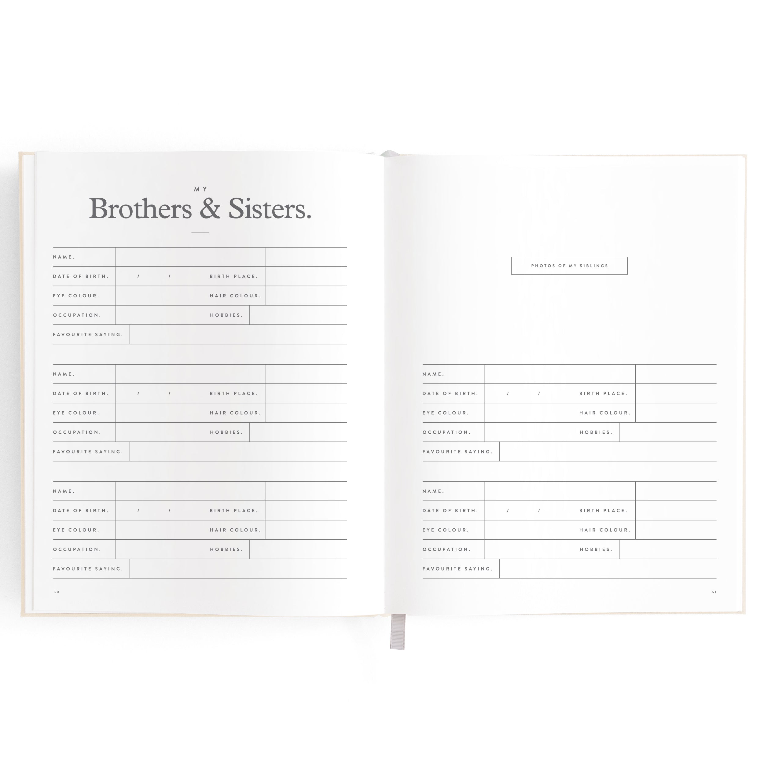 This Is My Story Memoir Journal Cream Boxed - PRE-ORDER (ARRIVING MAY)