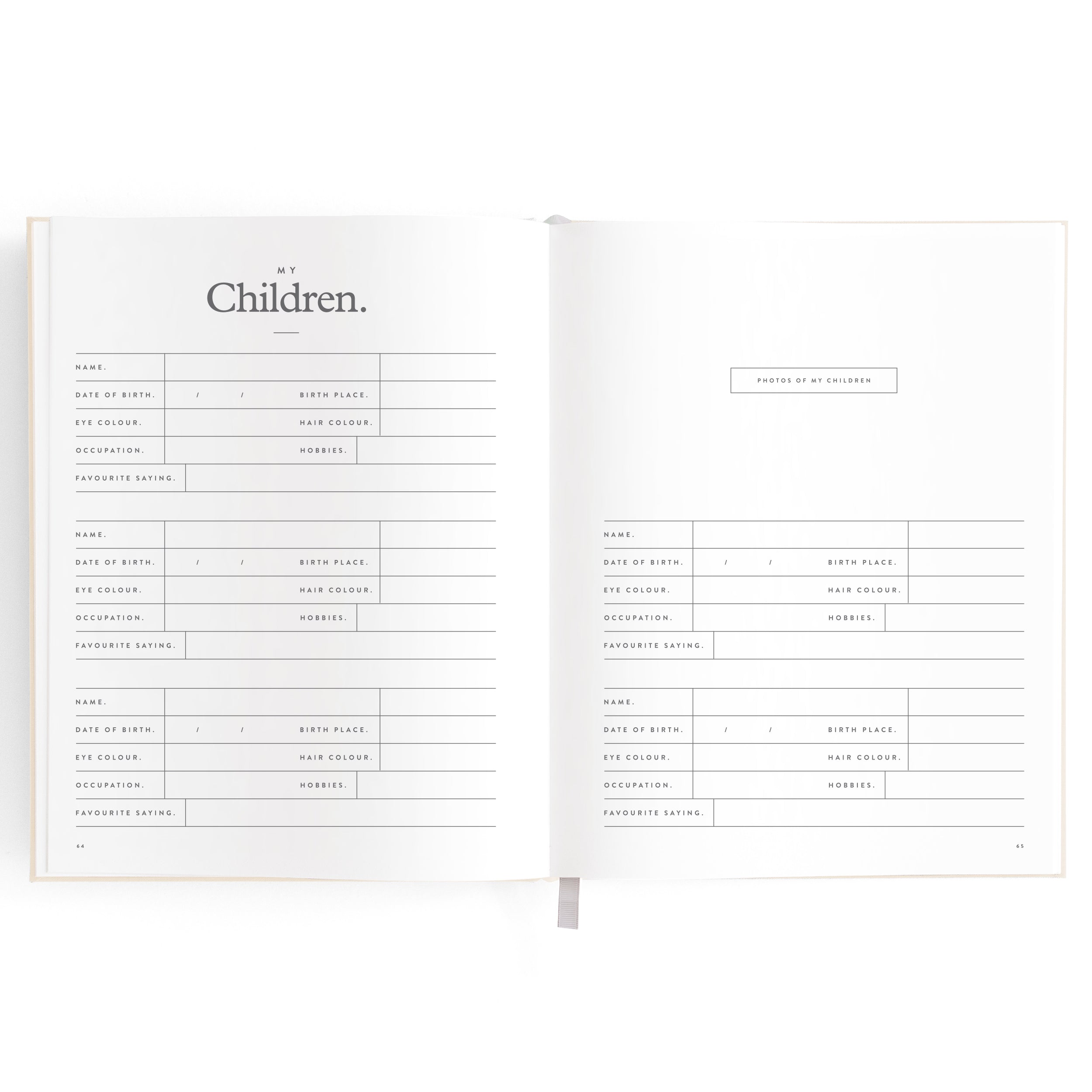 This Is My Story Memoir Journal Cream - PRE-ORDER (ARRIVING MAY)