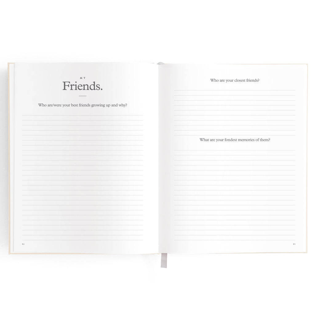 This Is My Story Memoir Journal Cream - PRE-ORDER (ARRIVING MAY)