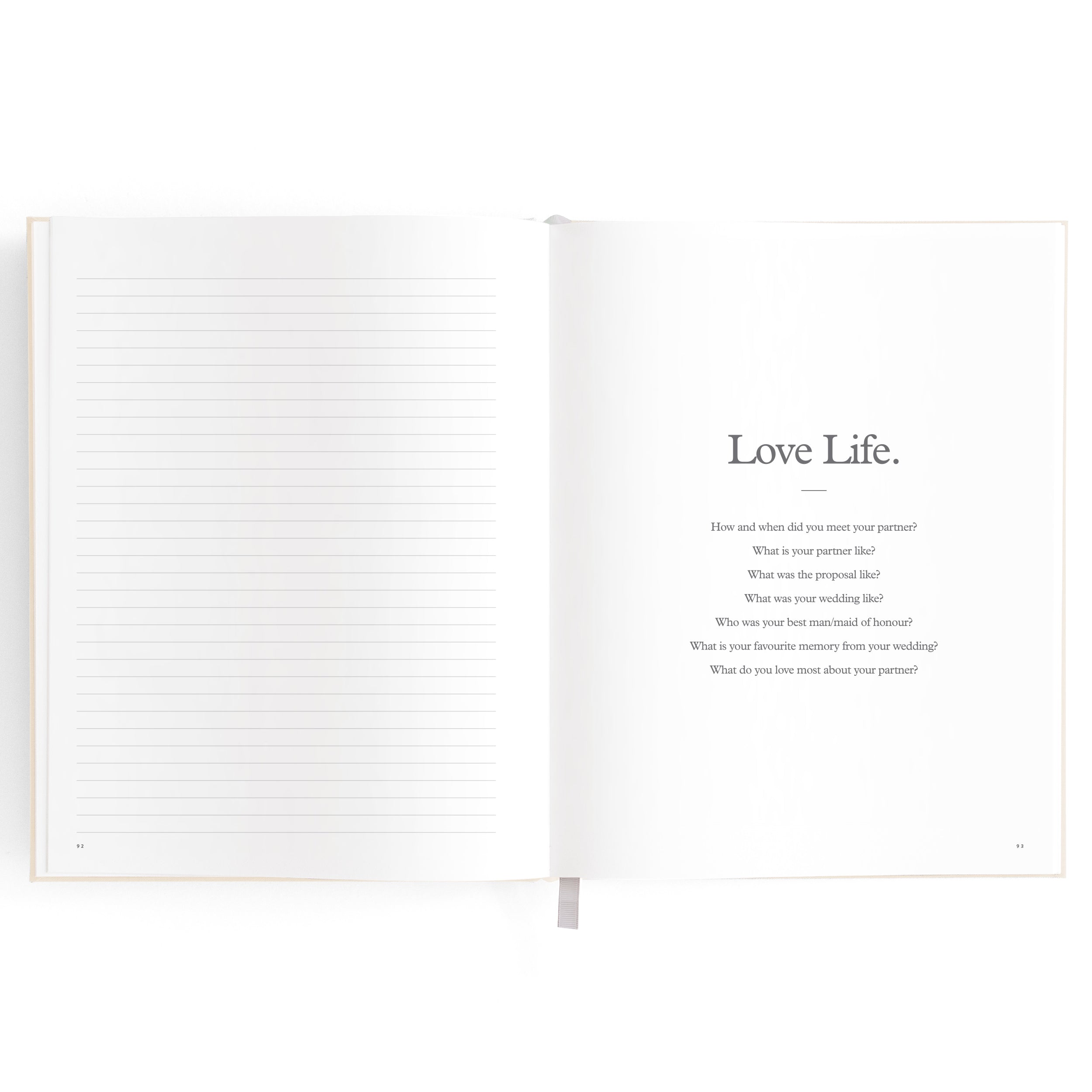 This Is My Story Memoir Journal Cream - PRE-ORDER (ARRIVING MAY)