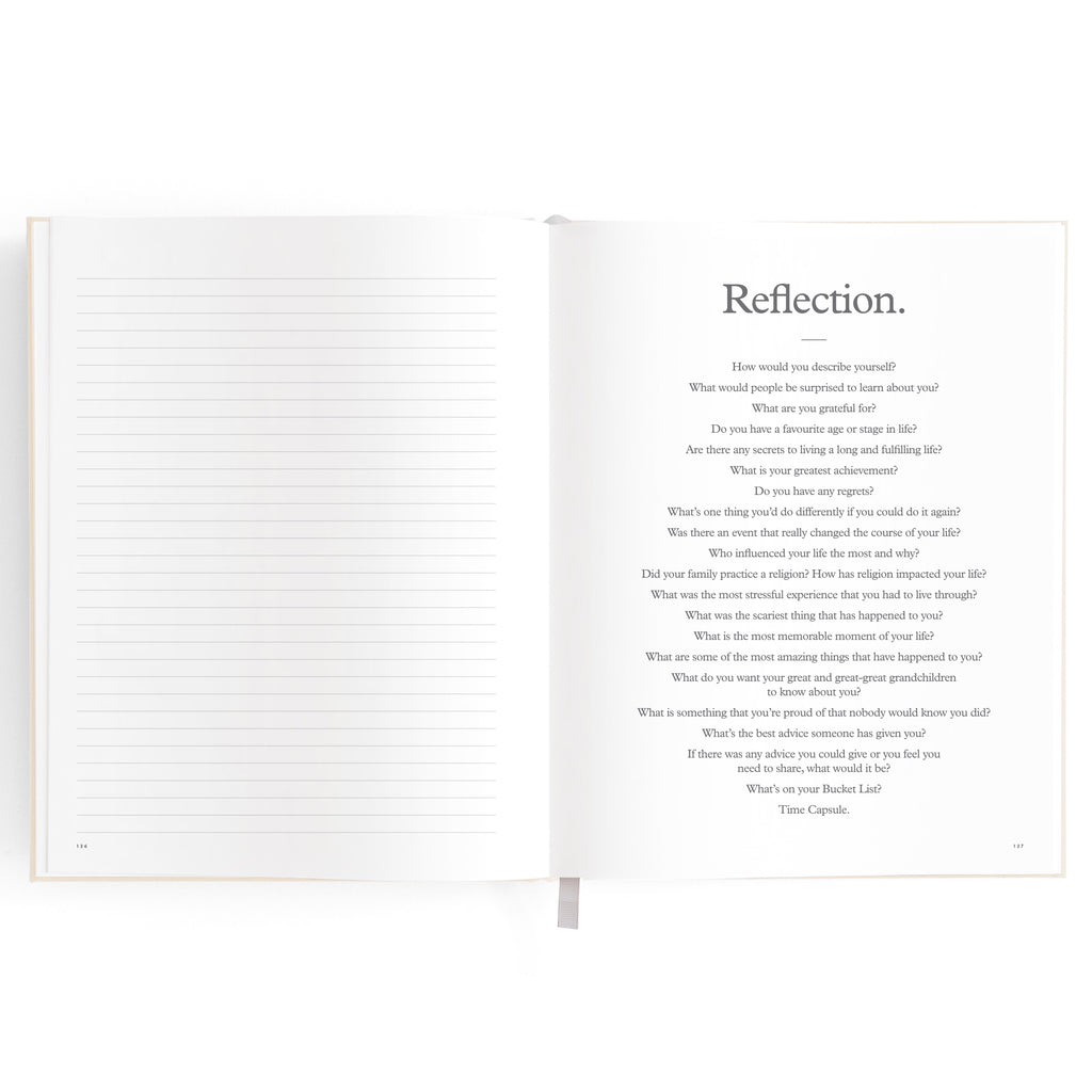 This Is My Story Memoir Journal Cream - PRE-ORDER (ARRIVING MAY)